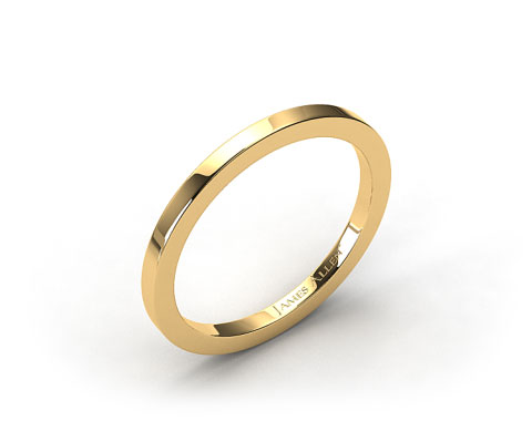 18k Yellow Gold 1.8mm High Polish Wedding Ring